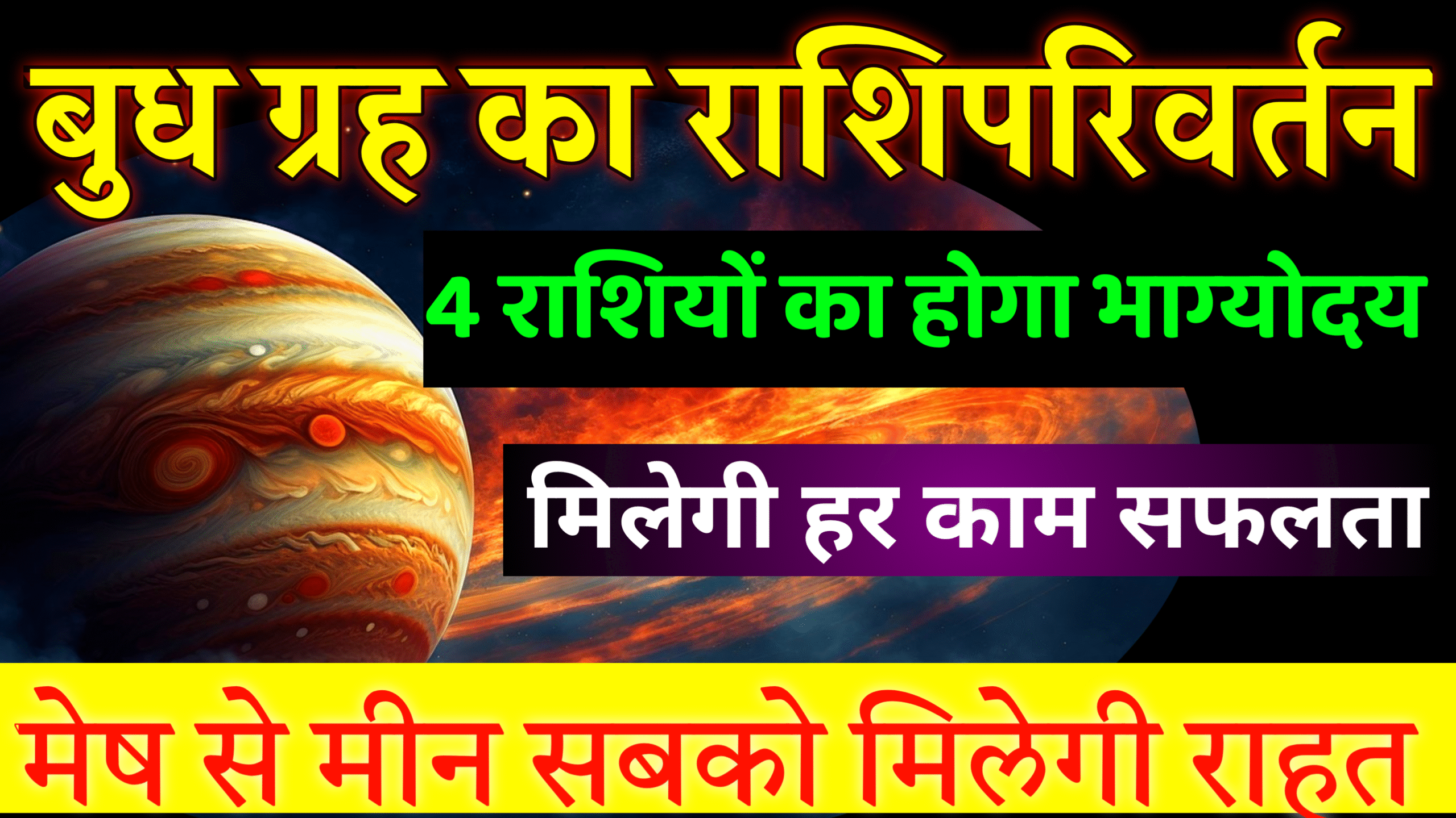 बुध ग्रह का राशिपरिवर्तन