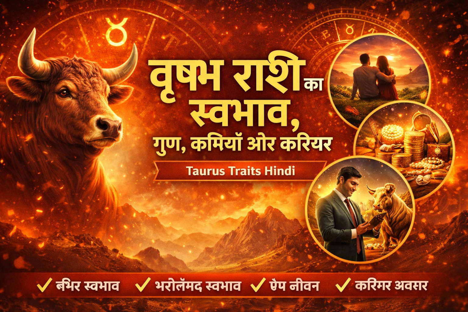 वृषभ राशि का स्वभाव