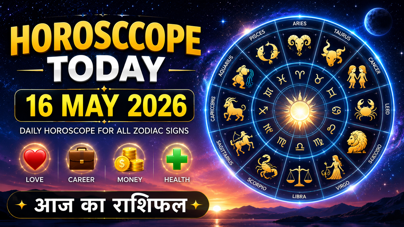 horoscope today 16 may 2026