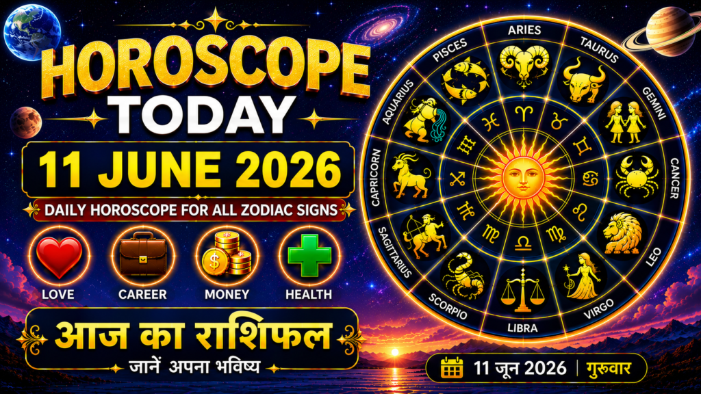 horoscope today 11 june 2026 daily astrology predictions for all zodiac signs