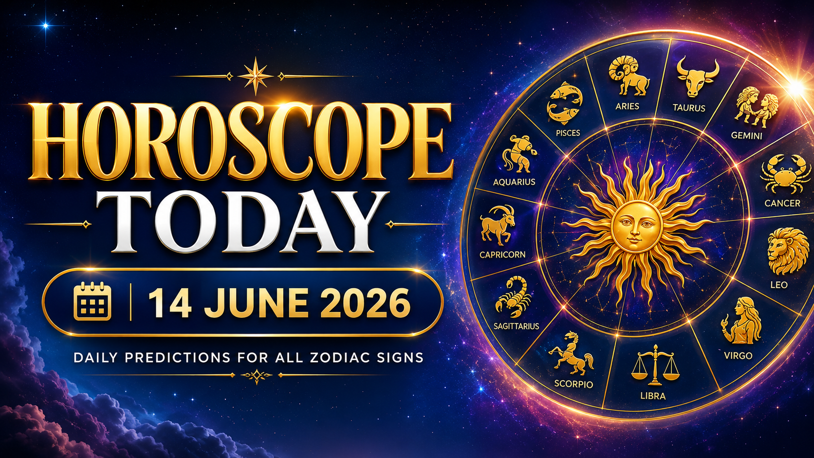 Horoscope Today 14 June 2026