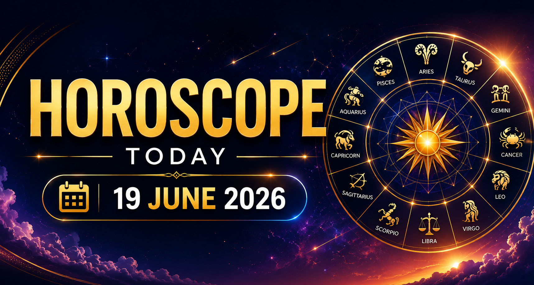 Horoscope Today 19 June 2026
