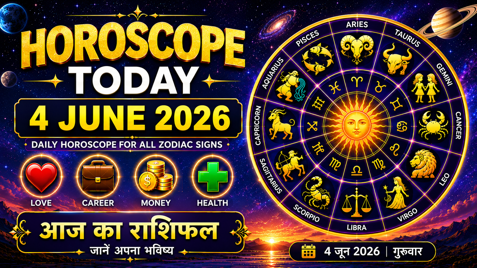 horoscope today 4 june 2026