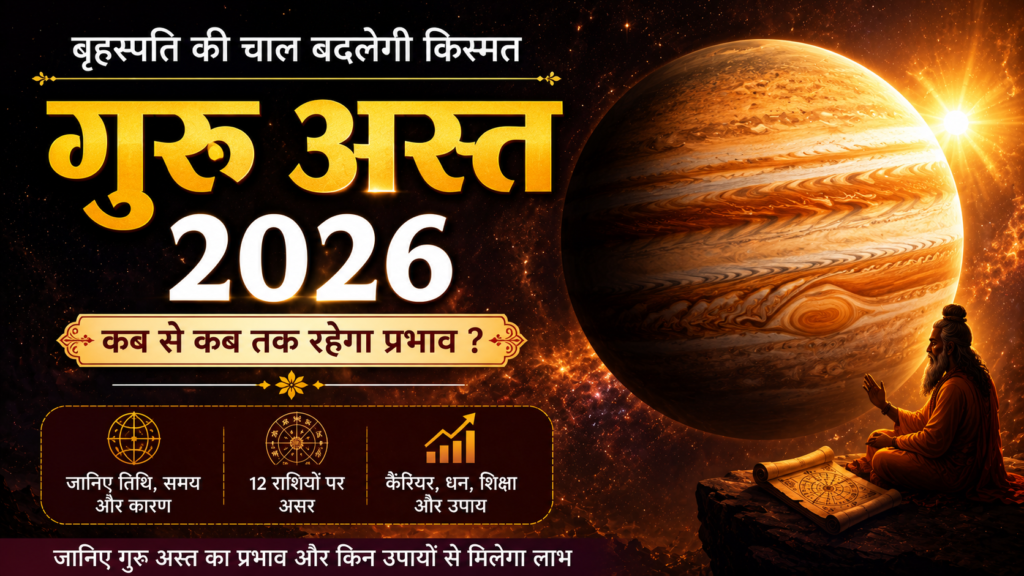 गुरु अस्त 2026